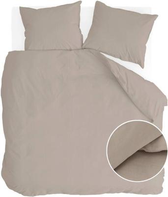 Walra dekbedovertrek linen elegance 260x220 cm zand Walra dekbedovertrek linen elegance 260x220 cm zand