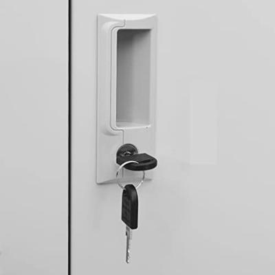 Lockerkast 90x45x92,5 cm staal lichtgrijs