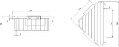 Villeroy & Boch Elements - Tender Zeephouder Hoek Douchemand Mat Zwart Villeroy & Boch Elements - Tender Zeephouder Hoek Douchemand Mat Zwart