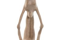 Decoratieve figuren Home ESPRIT Beige Yoga 20 x 10 x 50 cm - thumbnail
