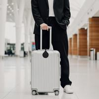 Satechi FindAll vegan-lederen baggage tag met FindMy - Black - thumbnail