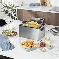 Princess 185000 Friteuse met koudezone 5 l 3270 W Zwart, Zilver (mat) - thumbnail