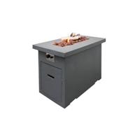 Fonteyn | Terrashaard Haarlem Rechthoek | Hoog Antraciet | Incl. Gasdrukregelaar - thumbnail