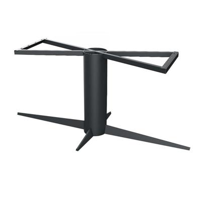 Stalen tafelonderstel zwart kolom 140 bij 78 cm en hoogte 73 cm