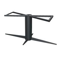 Stalen tafelonderstel zwart kolom 140 bij 78 cm en hoogte 73 cm - thumbnail