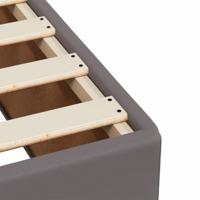 Bedframe kunstleer grijs 180x200 cm - thumbnail