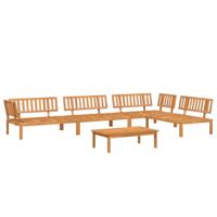 5-delige Loungeset pallet massief acaciahout - thumbnail