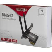 Inter-Tech DMG-31 Wireless-N PCIe Adapter wlan adapter - thumbnail