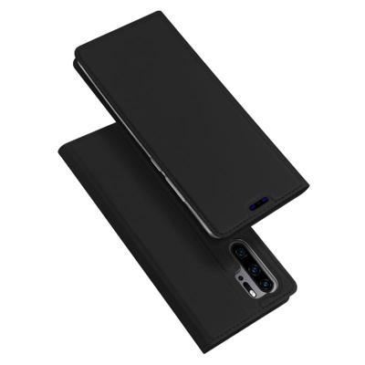 DUX DUCIS Skin Pro Series horizontale Flip PU + TPU lederen case voor Huawei P30 Pro met houder & card slots (zwart)