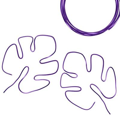 Vaessen Creative • aluminiumdraad triangle embossed 2.8mmx5m lilac