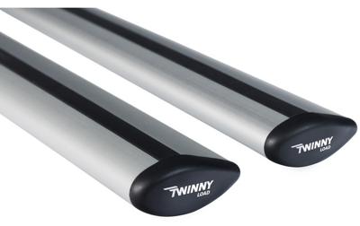 Twinny Load Dakdragerset fly bar 100 kg 124 cm aluminium zilver