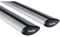 Twinny Load Dakdragerset fly bar 100 kg 124 cm aluminium zilver - thumbnail