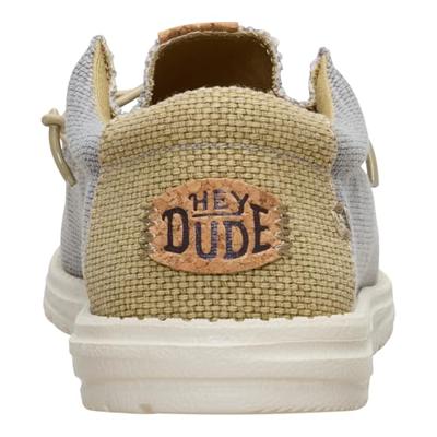 Heydude Instappers Wally Braided Flannel HD40003-1YF Grijs-42 maat 42