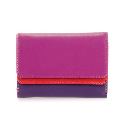 Mywalit Portemonnee Double Flap Purse/Wallet Sangria