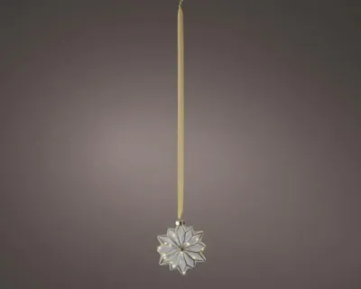 Lumineo microled bloem 19cm helder/warm wit