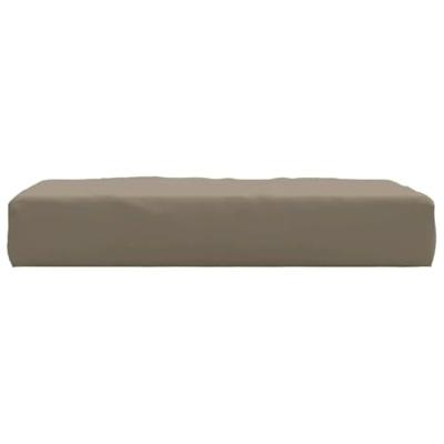 VidaXL Palletkussen 60x60x8 cm oxford stof taupe