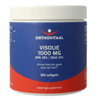 OrthoVitaal Visolie 1000mg EPA 18% DHA 12% 360 Softgels - thumbnail