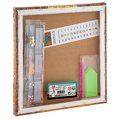 Grafix Canvas diamond painting olifant, 30x30cm Grafix Canvas diamond painting olifant, 30x30cm