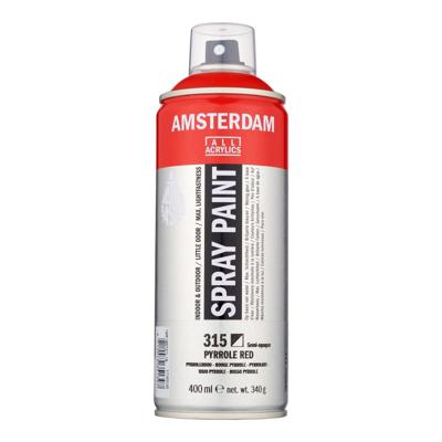Amsterdam All Acrylics Amsterdam • spray paint pyrrolerood 315 400ml