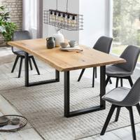 Artistiq Eettafel 'Rowan' Eikenhout, 220 x 100cm - thumbnail