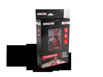 Diggers Tegelclips | 1mm | 100 stuks | Systeem 1 - DIG736 Diggers Tegelclips | 1mm | 100 stuks | Systeem 1 - DIG736