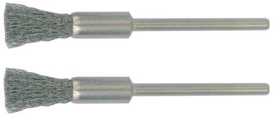 PROXXON penseelborstel brushes w.shaft 2pcs d=8mm stainless s