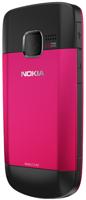 Nokia C3-00 Smartphone (6,1 cm (2,4 inch) display, Bluetooth, 2 megapixel camera, QWERTZ-toetsenbord) roze - thumbnail
