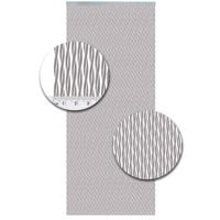 Vliegengordijn Kunststof Monza Zwart-Zilver - 92cm x 210cm - thumbnail