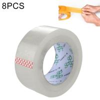 8 stuks 45mm breedte 25mm dikte pakket afdichting verpakking tape Roll sticker (helder wit) - thumbnail