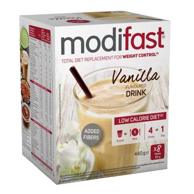 Modifast Intensive Vanilla Flavoured Milksh. 8x55g