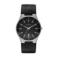 Horlogeband Skagen SKW6039 Leder Zwart 10-12mm