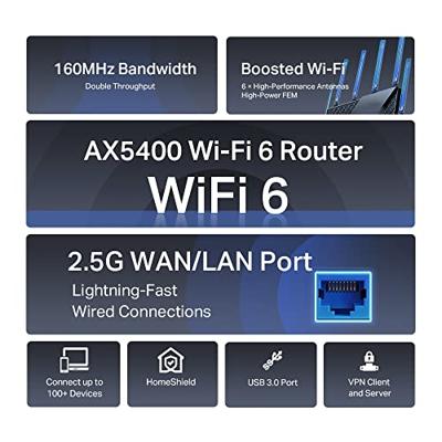 TP-Link Archer AX72 Pro draadloze router Gigabit Ethernet Dual-band (2.4 GHz / 5 GHz) Zwart - thumbnail