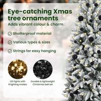 VidaXL Kunstkerstboom wit 150 cm pvc en plastic en staal en pe - thumbnail