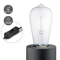 Besselink licht D509030-21 tafellamp E27 LED Zwart - thumbnail