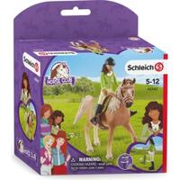 Schleich 42542 Paardenclub Sarah en Mystery - thumbnail