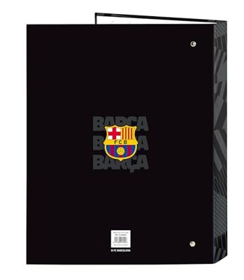 Ringmap F.C. Barcelona Black Zwart A4 26.5 x 33 x 4 cm