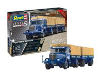 Revell 1/24 Büssing 8000 S13 met trailer (Limited Edition) - thumbnail