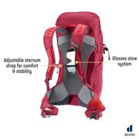 Deuter AC Lite 24 Wandelrugzak 24 l (cherry/masala) - thumbnail