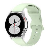 Solid color sportband - Groen - Samsung Galaxy Watch 4 - 40mm & 44mm