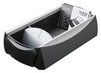 HAN HA-2000-13 Visitekaartbox VIP Inclusief Tabkaart Zwart / Grijs - thumbnail