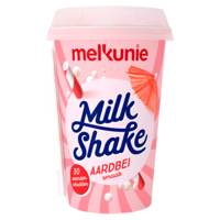 Melkunie Milk Shake Aardbei Smaak 200 ml bij Jumbo - thumbnail