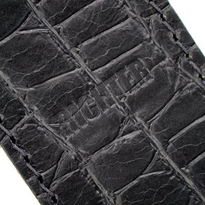 Richter 1488 Raw II Contour Croc Black gitaarband Richter 1488 Raw II Contour Croc Black gitaarband