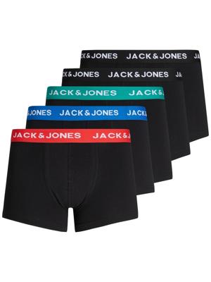 Jack and Jones 5-Pack heren boxershort - Electric Blue - Zwart heren ondergoed - Katoenen onderbroeken
