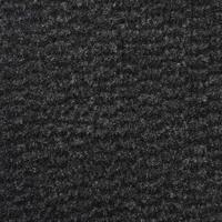 Deurmat 90x150 cm zwart - thumbnail