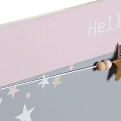 Fotolijst met Knijpers DKD Home Decor Hello Lovely Hout MDF Sterren 40 x 1 x 24 cm Fotolijst met Knijpers DKD Home Decor Hello Lovely Hout MDF Sterren 40 x 1 x 24 cm