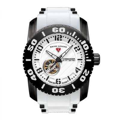 Swiss Legend Commander-IT10 Automatic SL-10069A-BB-02-WHT 50mm 20 ATM Swiss Legend Commander-IT10 Automatic SL-10069A-BB-02-WHT 50mm 20 ATM