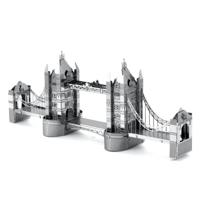 Eureka metal earth london tower bridge zilver editie - thumbnail