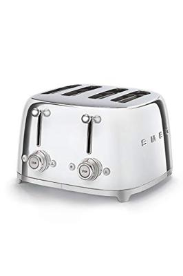 Smeg TSF03SSEU broodrooster 4 snede(n) Chroom 2000 W Smeg TSF03SSEU broodrooster 4 snede(n) Chroom 2000 W