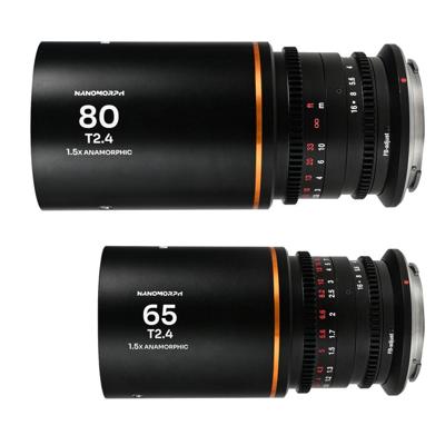 Laowa Nanomorph S35 Bundle (65mm, 80mm) (Amber) Canon RF