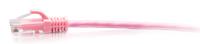 C2G 1,5 m CAT6A ultra flexibele ethernetkabel, ideaal voor router, modem, internet, wifi-box, Xbox, PS5, Smart TV, Sky Q, IP-camera, roze - thumbnail
